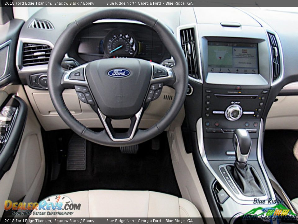 2018 Ford Edge Titanium Shadow Black / Ebony Photo #15