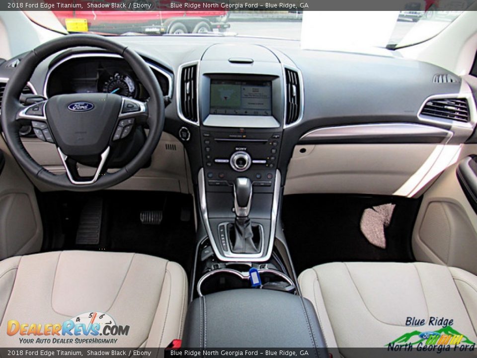 2018 Ford Edge Titanium Shadow Black / Ebony Photo #16