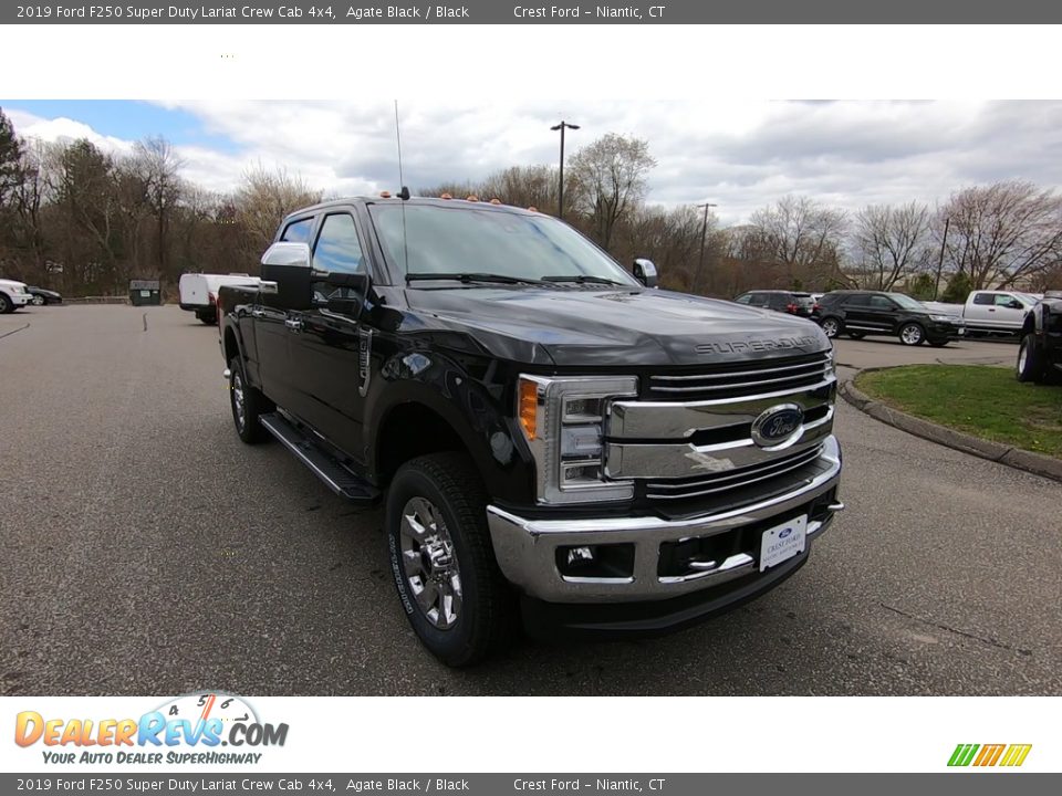 2019 Ford F250 Super Duty Lariat Crew Cab 4x4 Agate Black / Black Photo #1