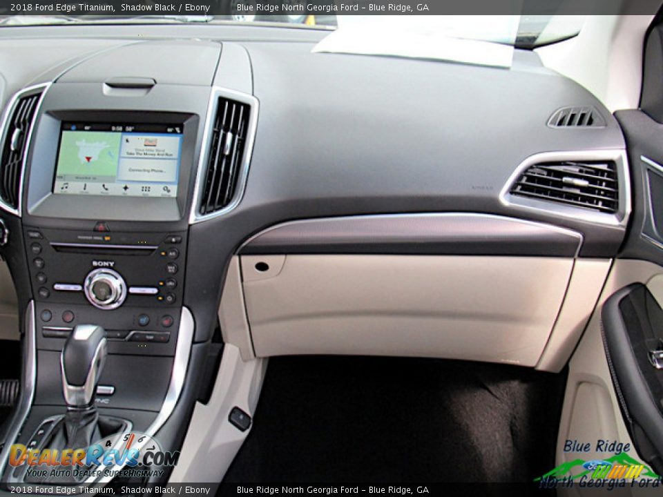 2018 Ford Edge Titanium Shadow Black / Ebony Photo #17