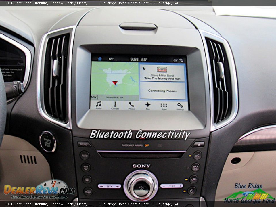 2018 Ford Edge Titanium Shadow Black / Ebony Photo #19