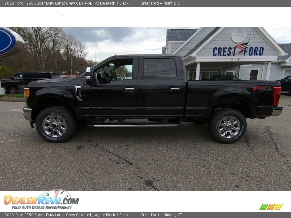 2019 Ford F250 Super Duty Lariat Crew Cab 4x4 Agate Black / Black Photo #4