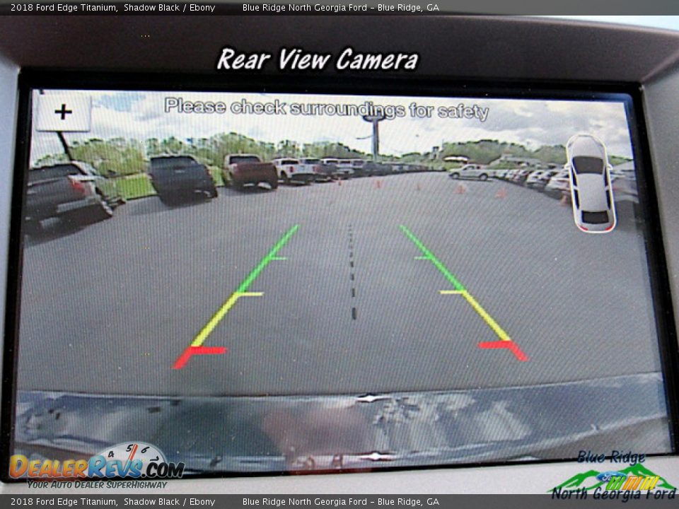 2018 Ford Edge Titanium Shadow Black / Ebony Photo #21