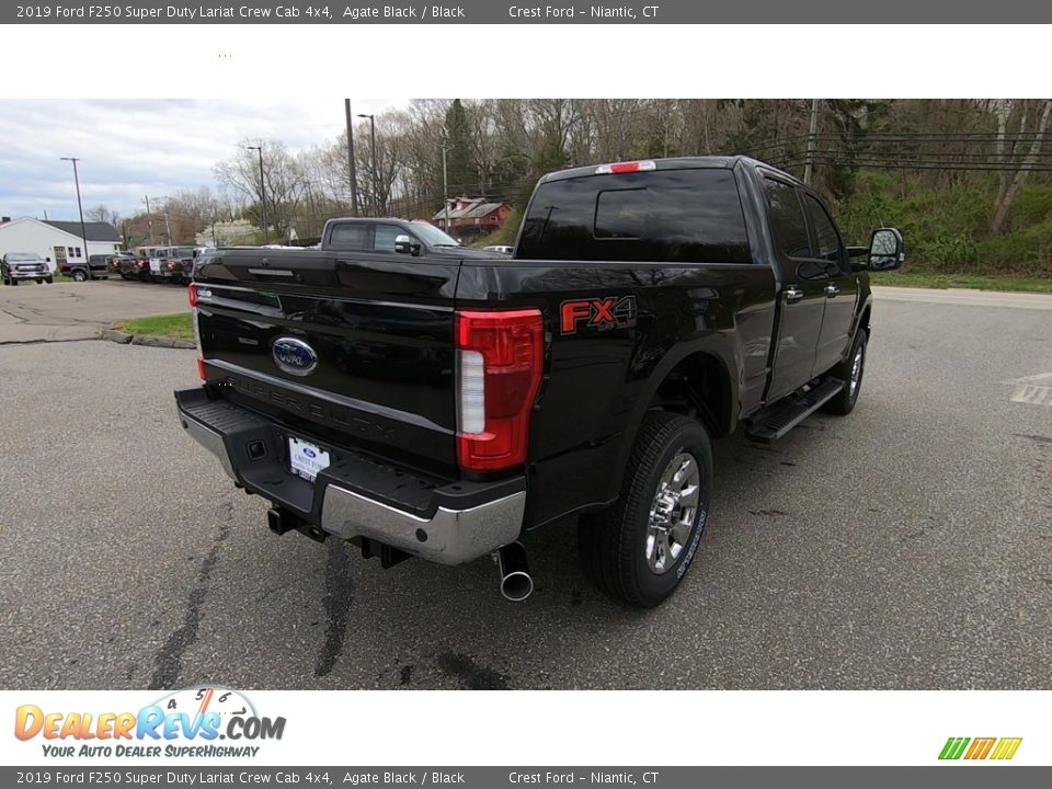 2019 Ford F250 Super Duty Lariat Crew Cab 4x4 Agate Black / Black Photo #7