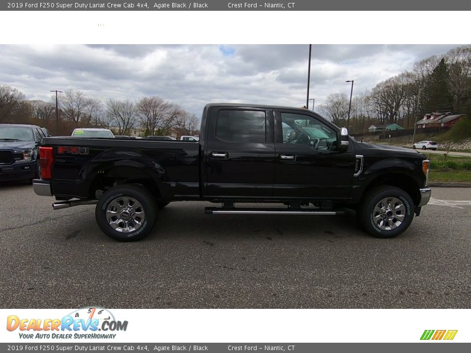 2019 Ford F250 Super Duty Lariat Crew Cab 4x4 Agate Black / Black Photo #8