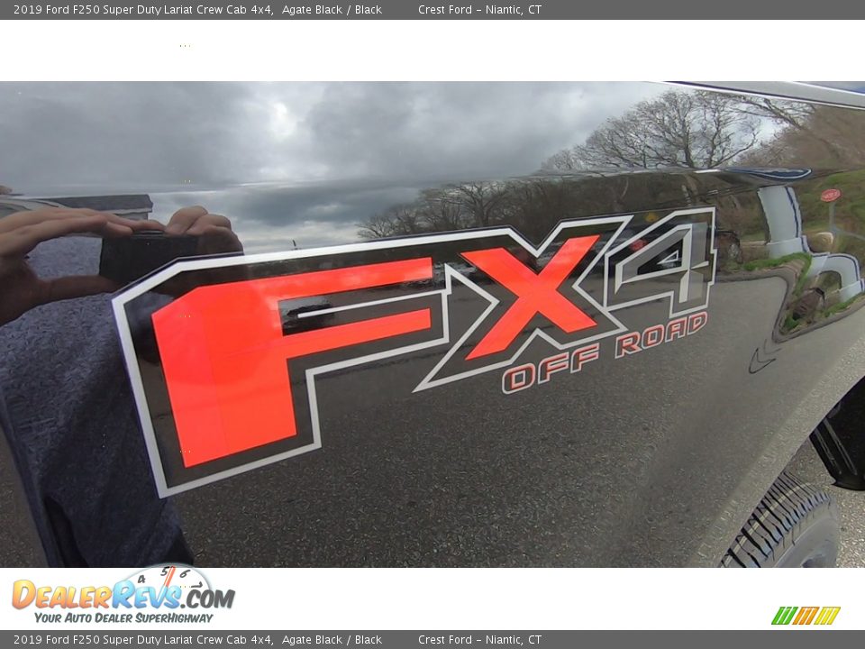 2019 Ford F250 Super Duty Lariat Crew Cab 4x4 Agate Black / Black Photo #9