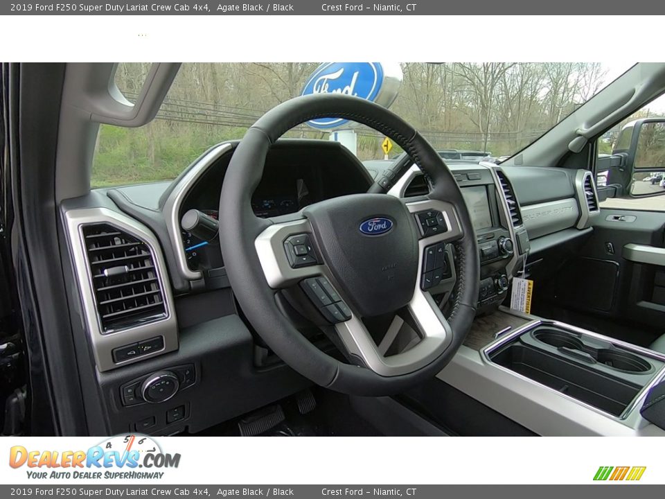 2019 Ford F250 Super Duty Lariat Crew Cab 4x4 Agate Black / Black Photo #10