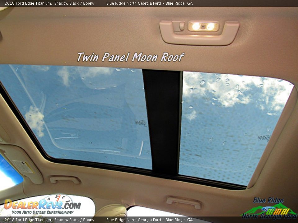 2018 Ford Edge Titanium Shadow Black / Ebony Photo #26