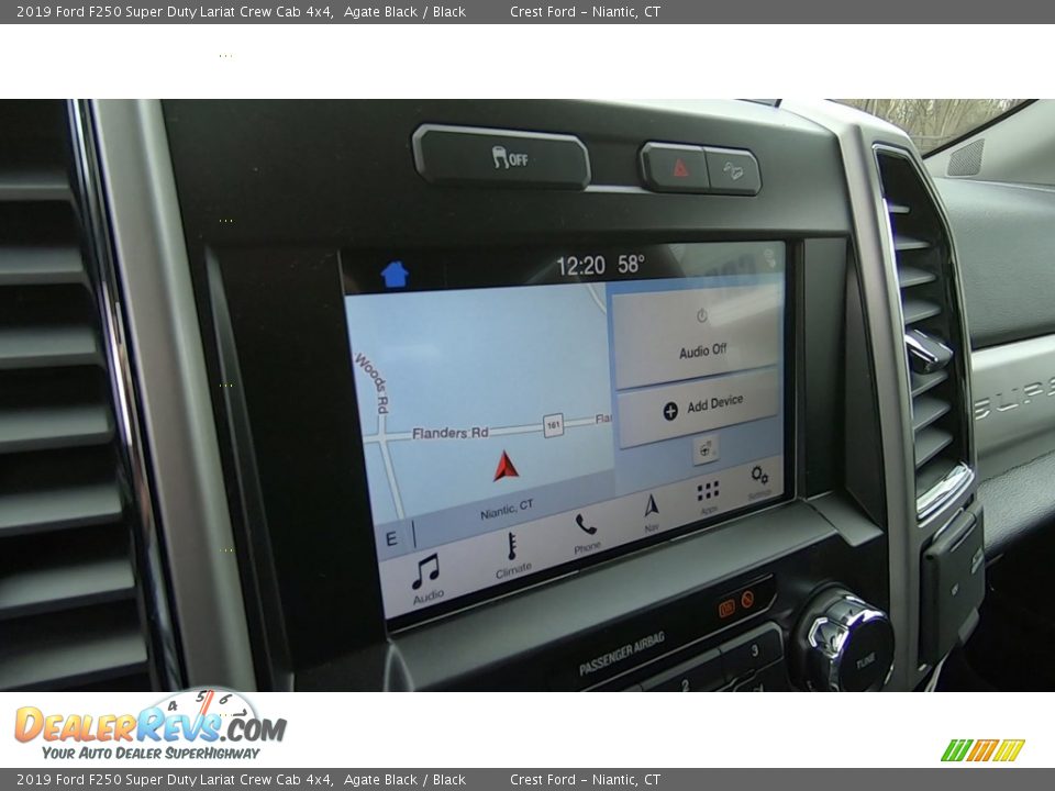 2019 Ford F250 Super Duty Lariat Crew Cab 4x4 Agate Black / Black Photo #14