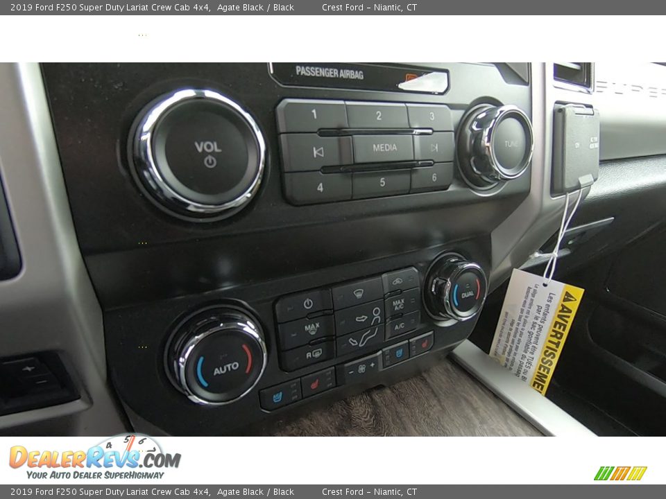 2019 Ford F250 Super Duty Lariat Crew Cab 4x4 Agate Black / Black Photo #15