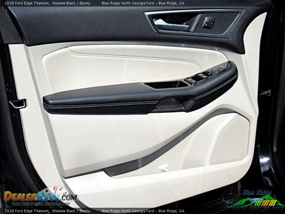 2018 Ford Edge Titanium Shadow Black / Ebony Photo #29