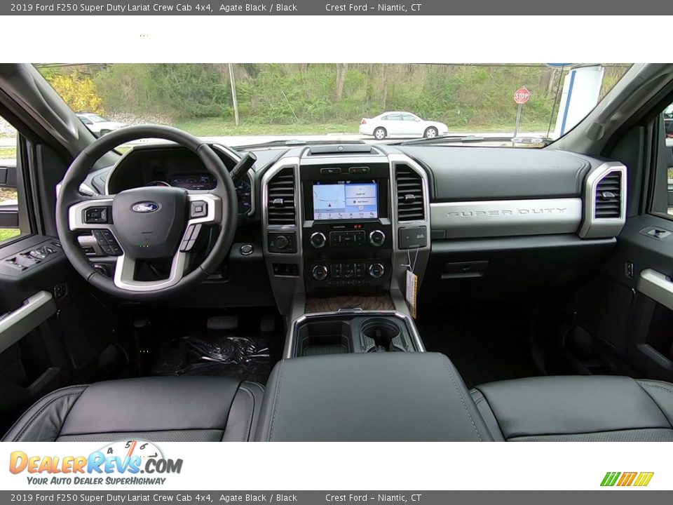 2019 Ford F250 Super Duty Lariat Crew Cab 4x4 Agate Black / Black Photo #18