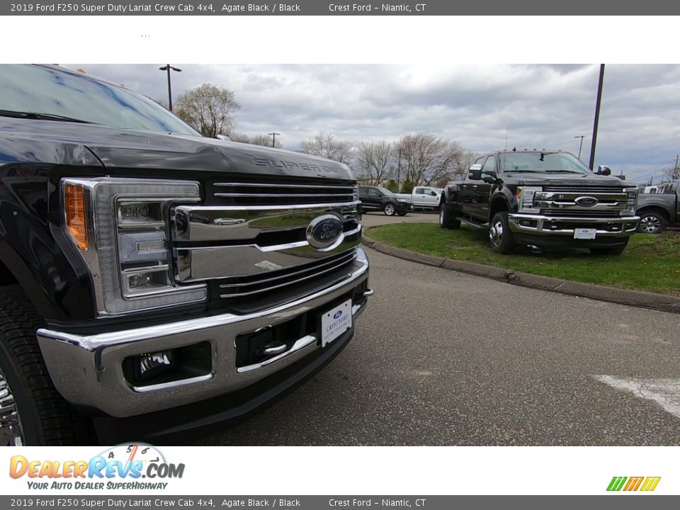 2019 Ford F250 Super Duty Lariat Crew Cab 4x4 Agate Black / Black Photo #27