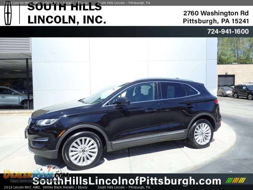 2019 Lincoln MKC AWD Infinite Black Metallic / Ebony Photo #1