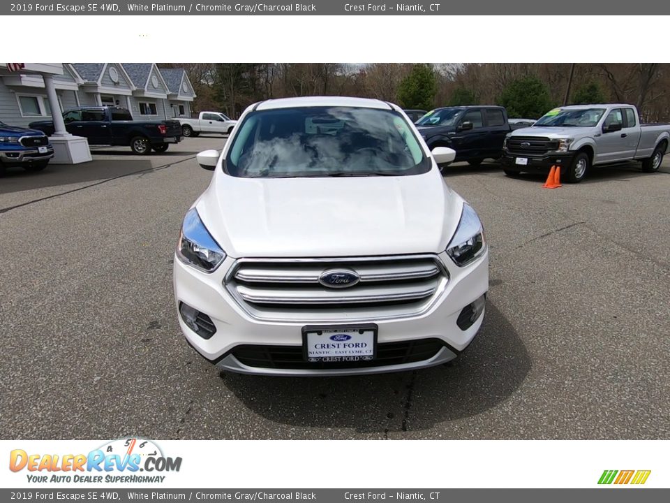 2019 Ford Escape SE 4WD White Platinum / Chromite Gray/Charcoal Black Photo #2