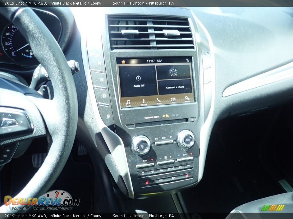 2019 Lincoln MKC AWD Infinite Black Metallic / Ebony Photo #22