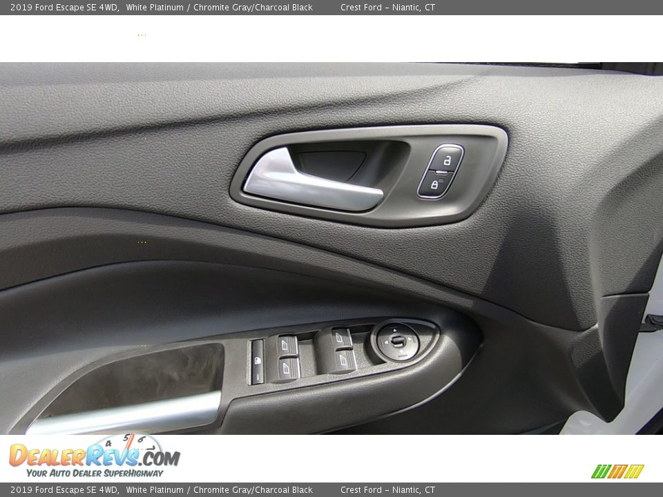 2019 Ford Escape SE 4WD White Platinum / Chromite Gray/Charcoal Black Photo #13