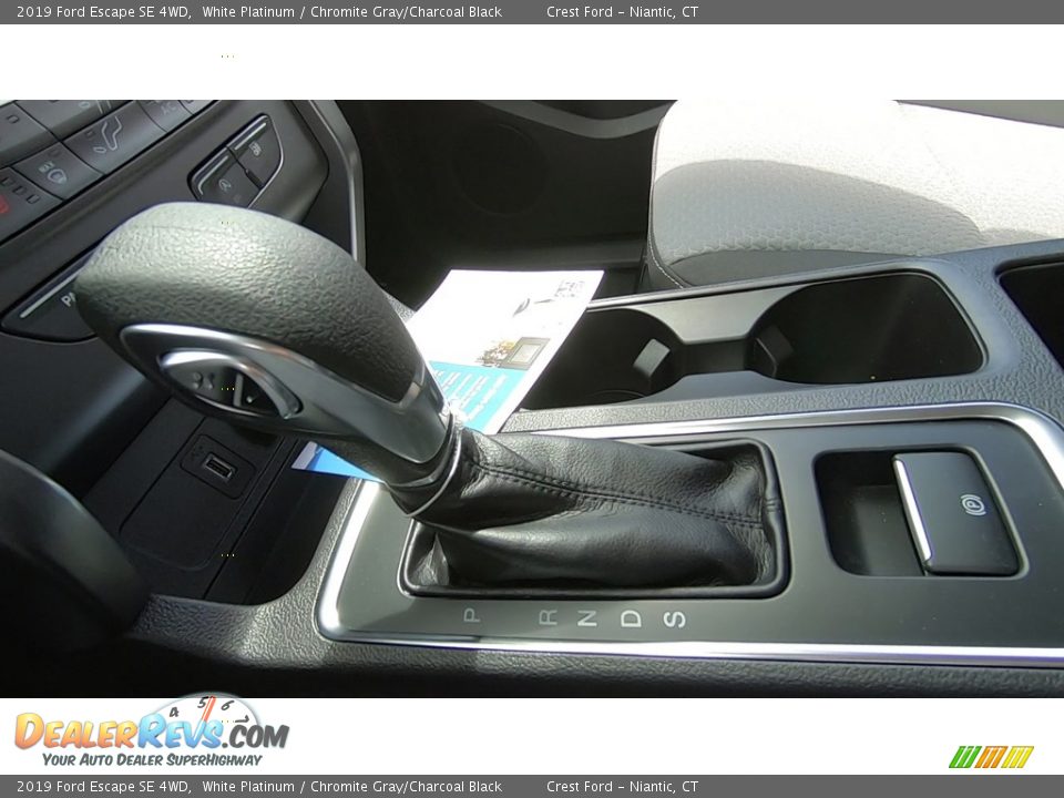 2019 Ford Escape SE 4WD White Platinum / Chromite Gray/Charcoal Black Photo #17