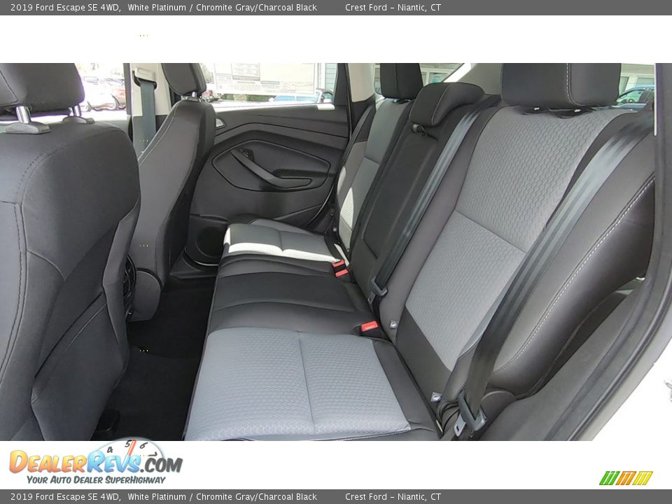 2019 Ford Escape SE 4WD White Platinum / Chromite Gray/Charcoal Black Photo #18