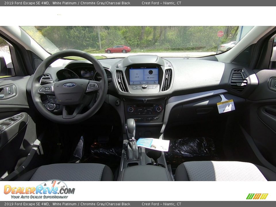 2019 Ford Escape SE 4WD White Platinum / Chromite Gray/Charcoal Black Photo #19