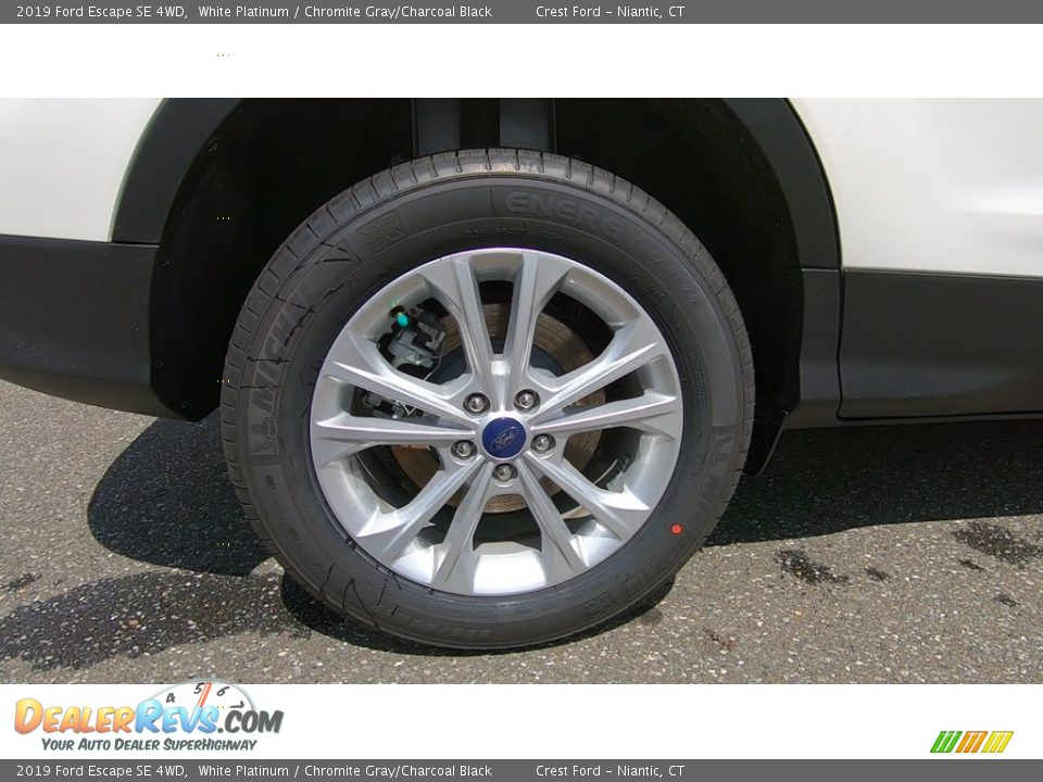 2019 Ford Escape SE 4WD White Platinum / Chromite Gray/Charcoal Black Photo #22