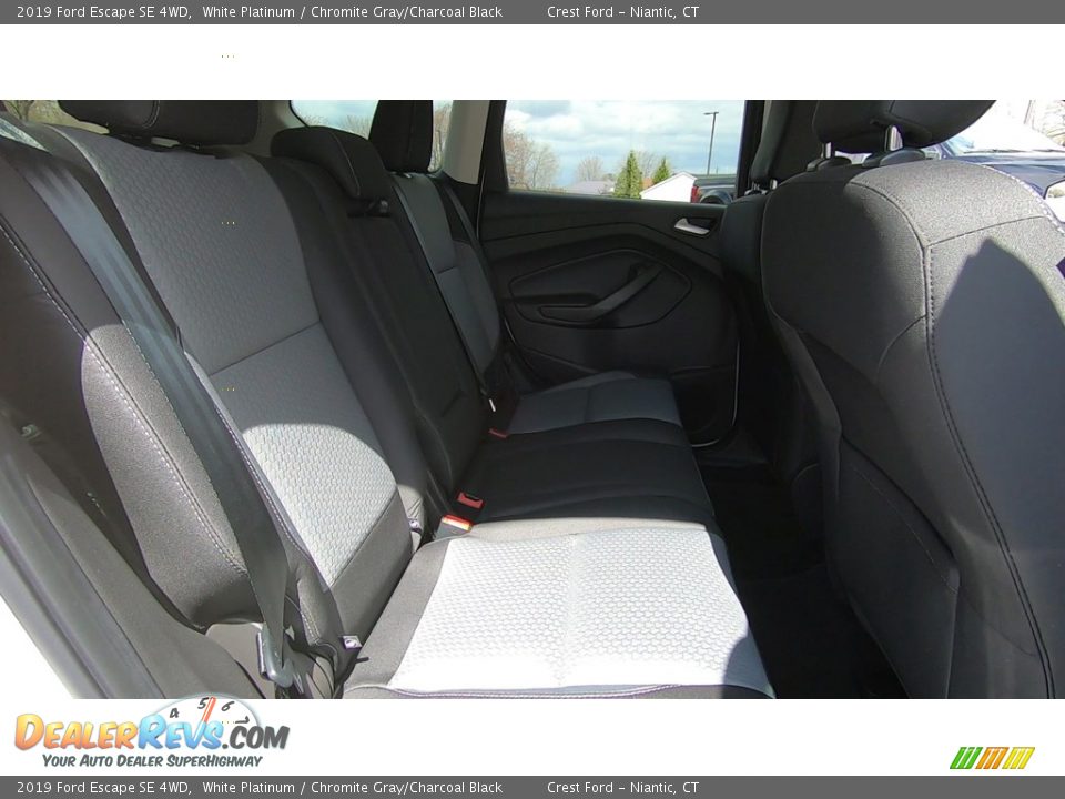 2019 Ford Escape SE 4WD White Platinum / Chromite Gray/Charcoal Black Photo #23