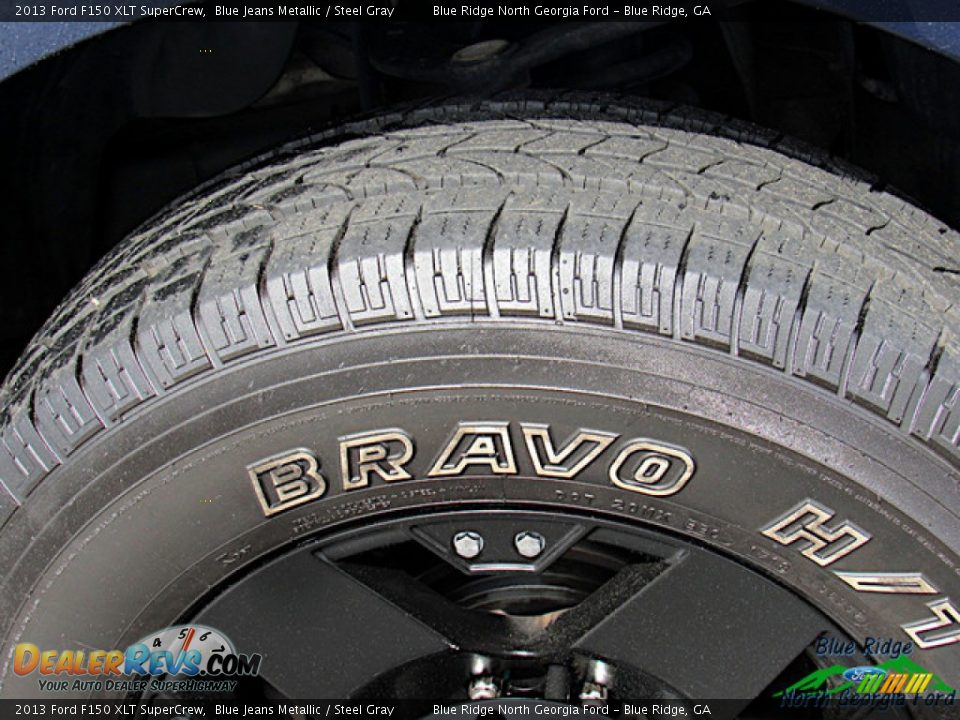 2013 Ford F150 XLT SuperCrew Blue Jeans Metallic / Steel Gray Photo #10