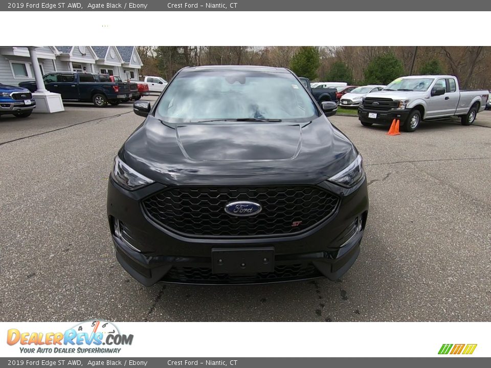 2019 Ford Edge ST AWD Agate Black / Ebony Photo #2