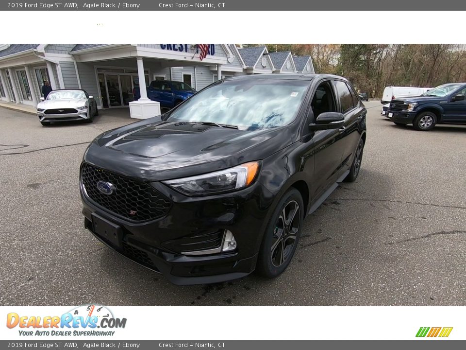2019 Ford Edge ST AWD Agate Black / Ebony Photo #3