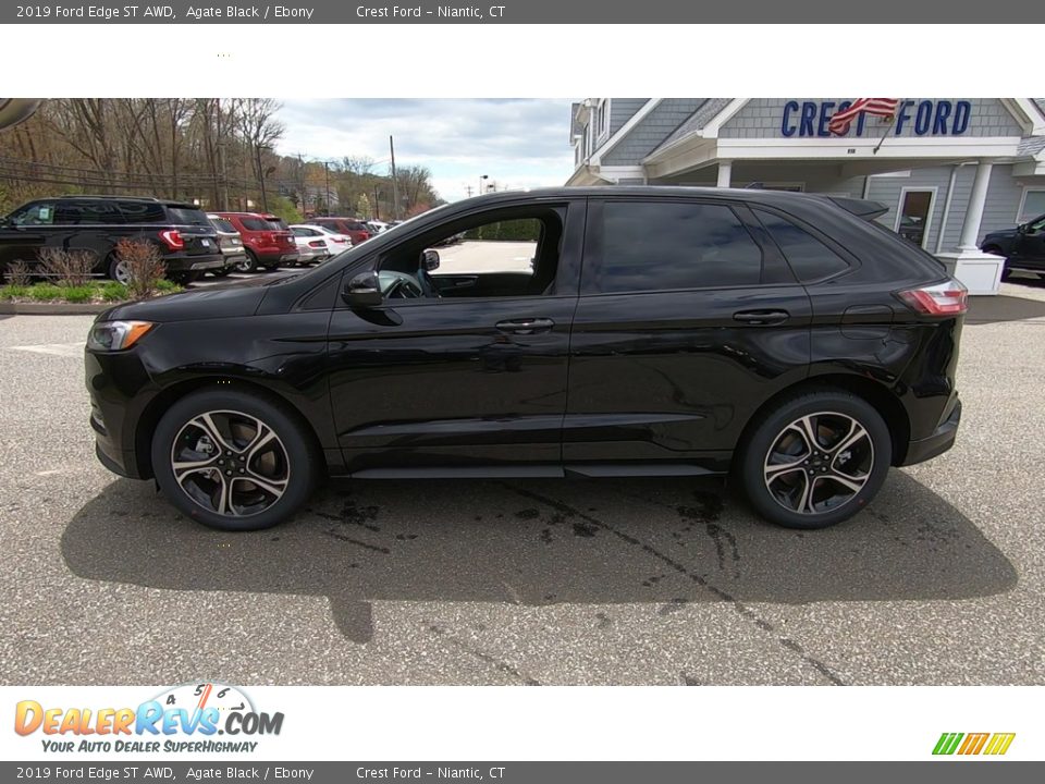 2019 Ford Edge ST AWD Agate Black / Ebony Photo #4