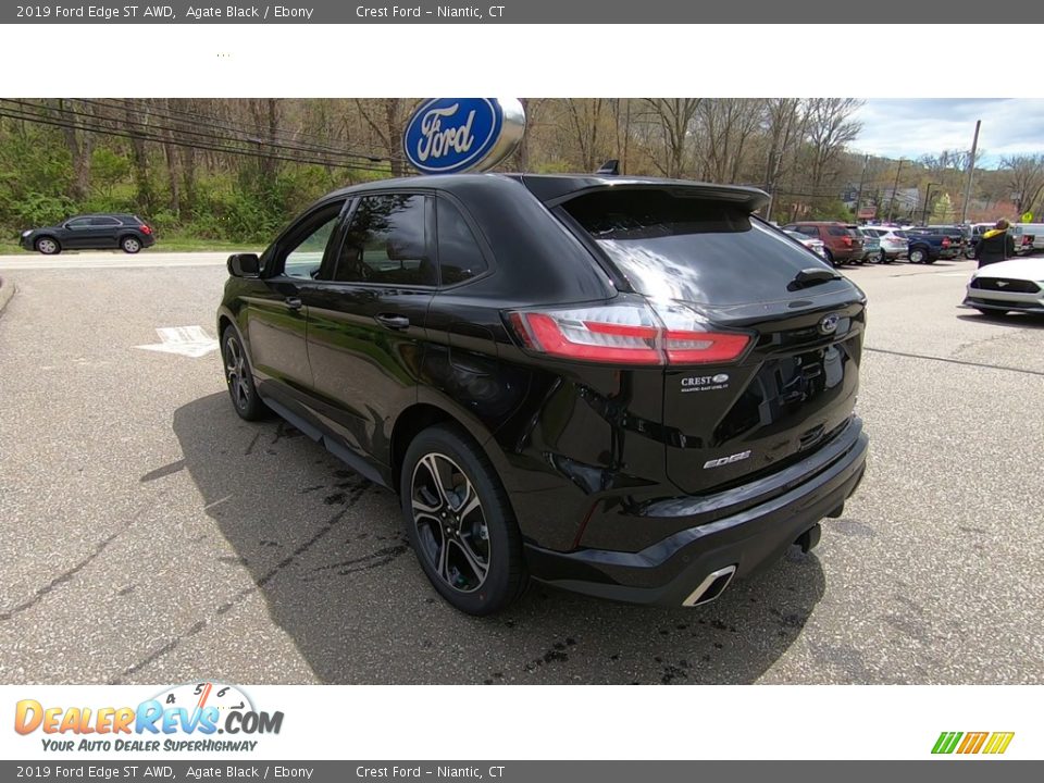 2019 Ford Edge ST AWD Agate Black / Ebony Photo #5