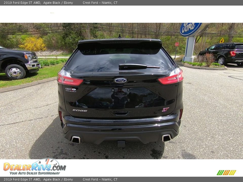 2019 Ford Edge ST AWD Agate Black / Ebony Photo #6