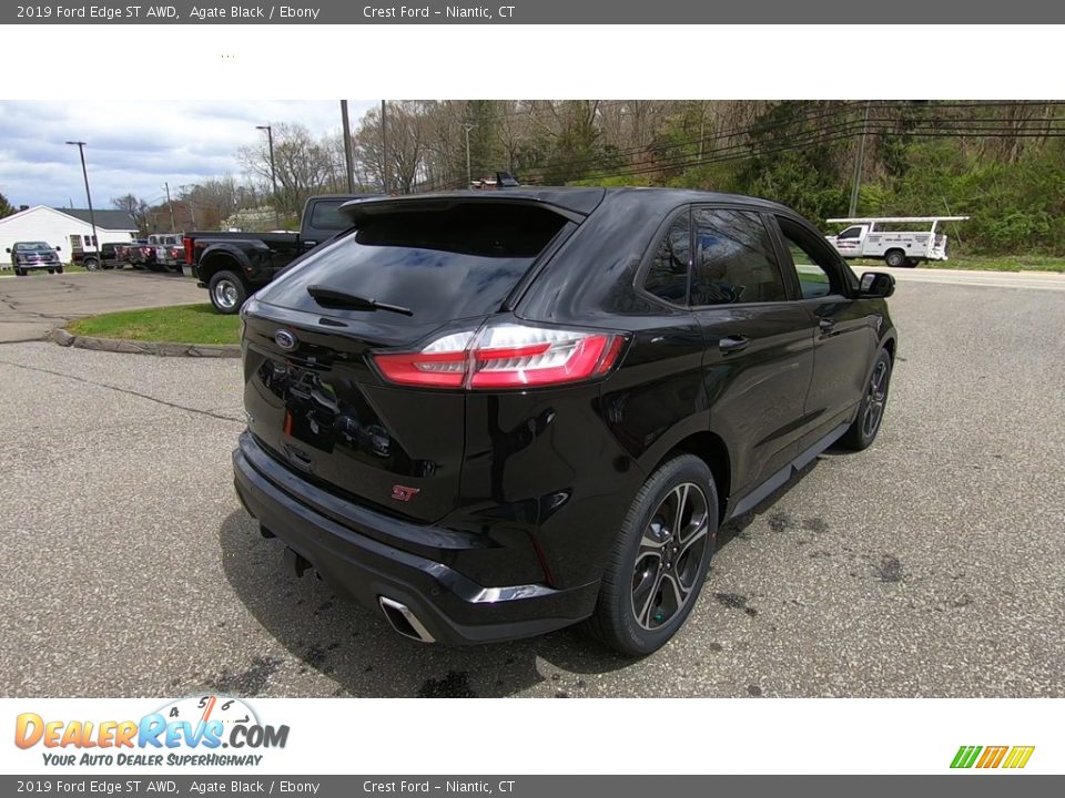 2019 Ford Edge ST AWD Agate Black / Ebony Photo #7