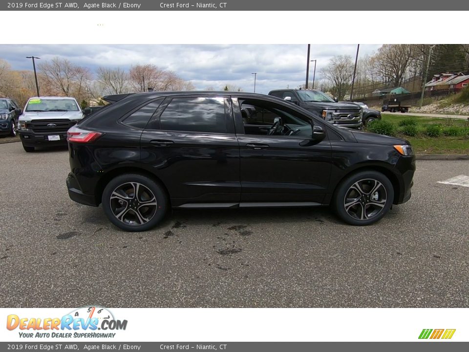 2019 Ford Edge ST AWD Agate Black / Ebony Photo #8