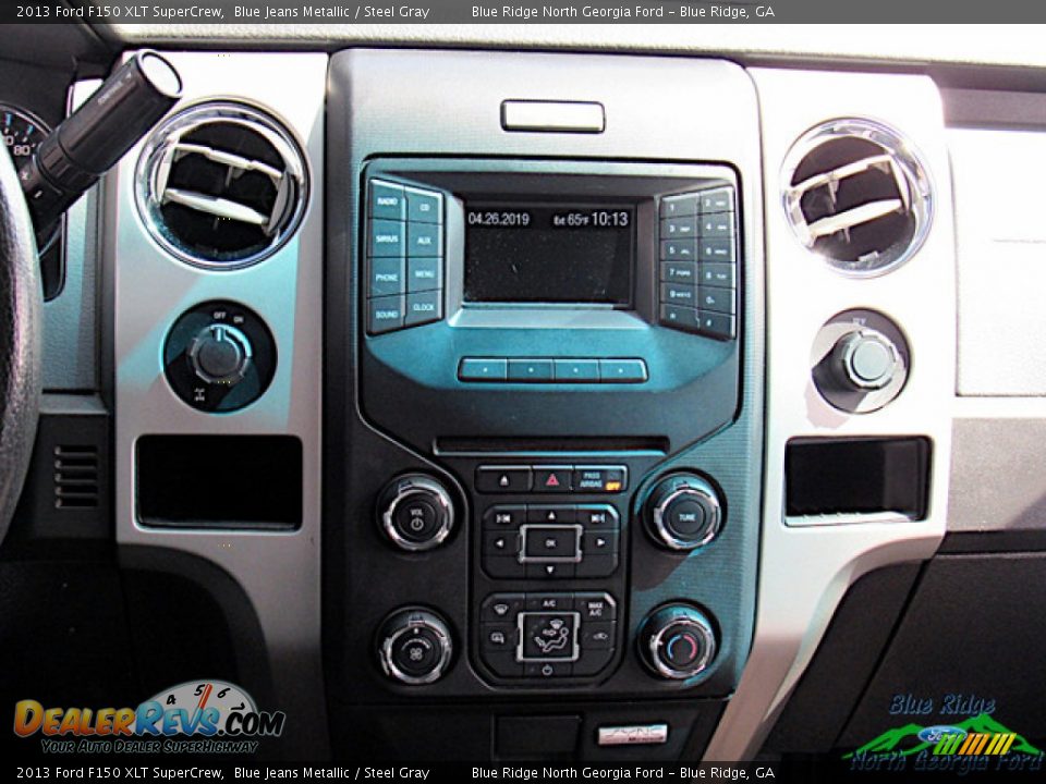 2013 Ford F150 XLT SuperCrew Blue Jeans Metallic / Steel Gray Photo #19