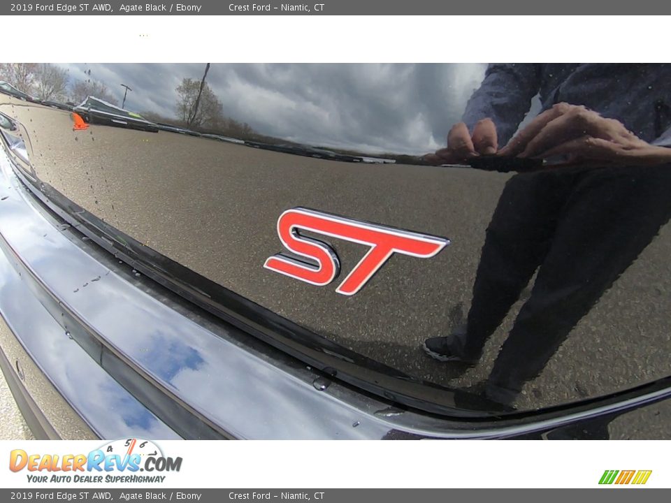 2019 Ford Edge ST AWD Agate Black / Ebony Photo #9