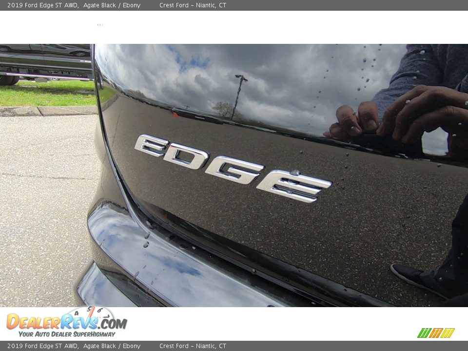 2019 Ford Edge ST AWD Agate Black / Ebony Photo #10