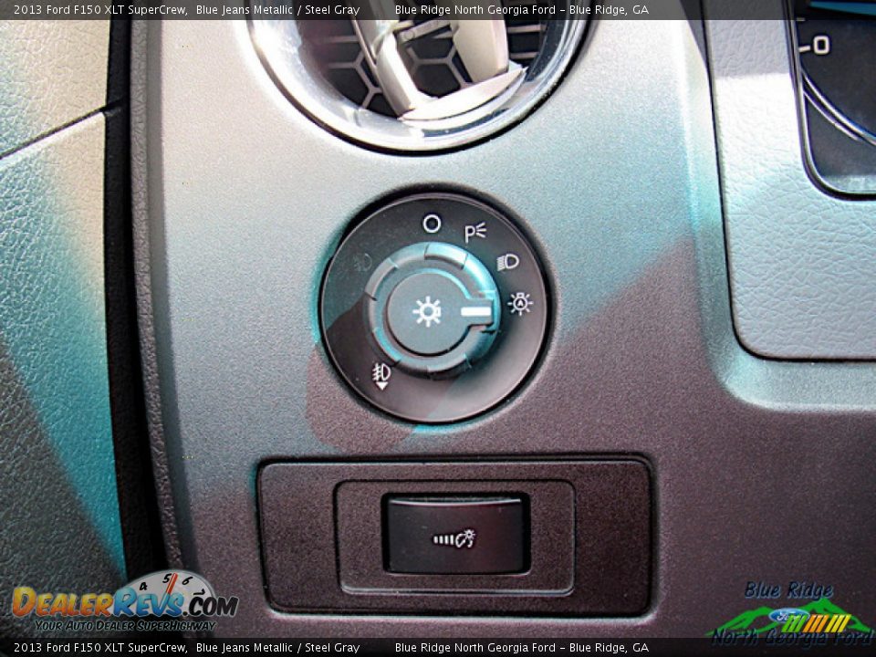 2013 Ford F150 XLT SuperCrew Blue Jeans Metallic / Steel Gray Photo #20