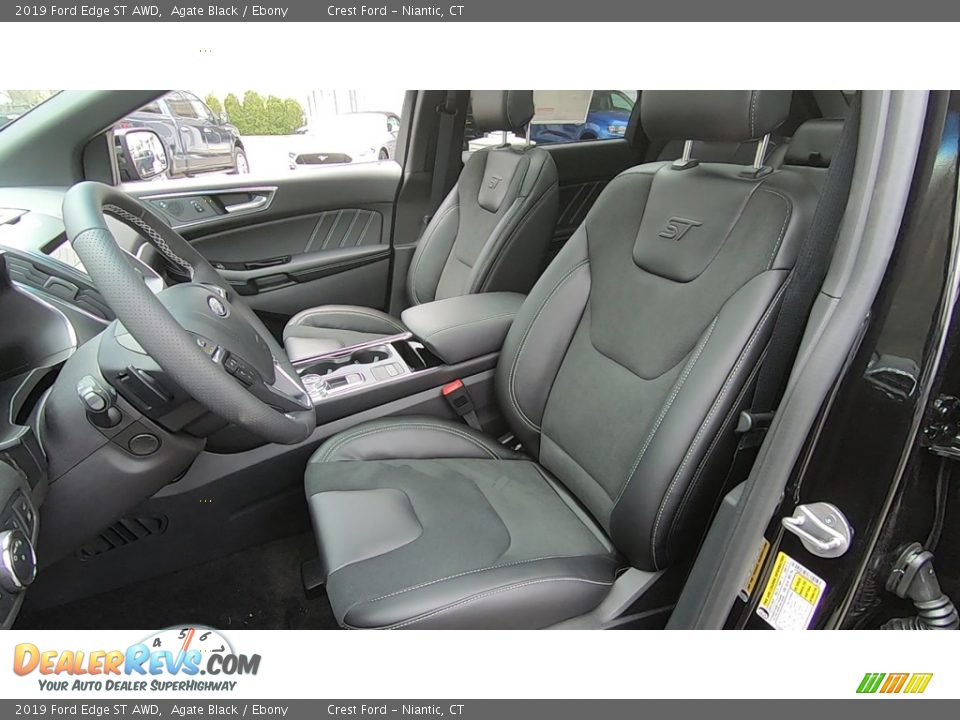 2019 Ford Edge ST AWD Agate Black / Ebony Photo #12