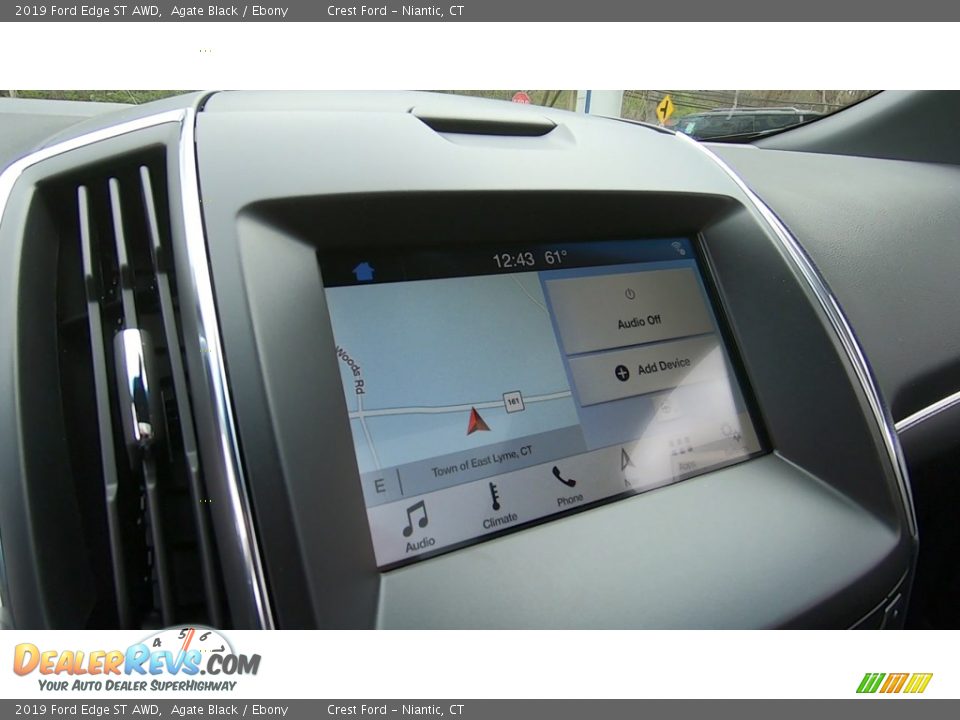 2019 Ford Edge ST AWD Agate Black / Ebony Photo #15