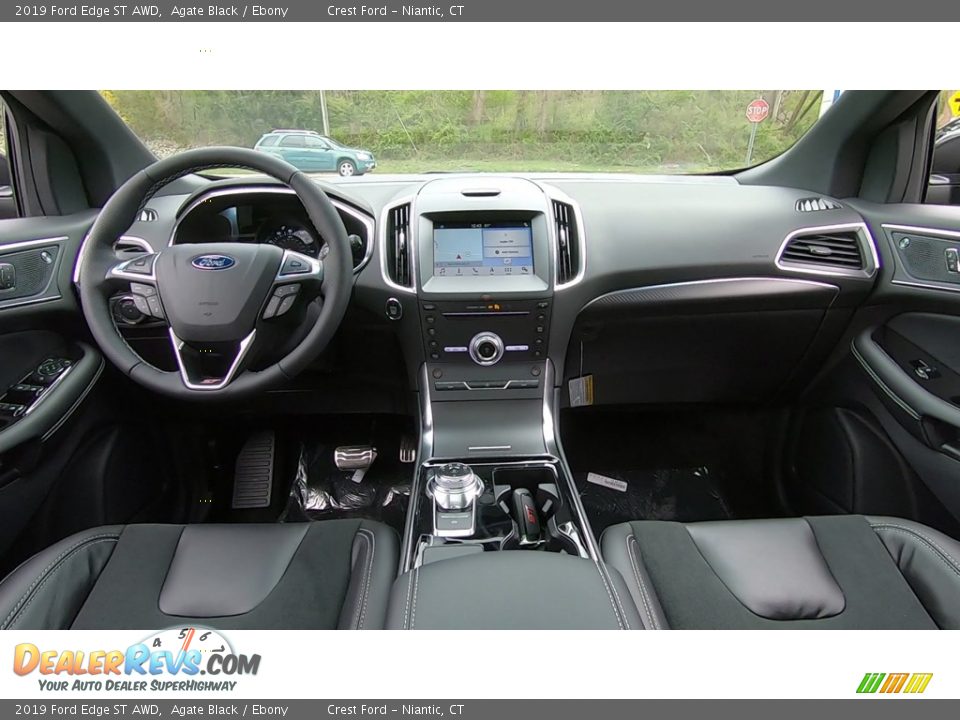 2019 Ford Edge ST AWD Agate Black / Ebony Photo #19