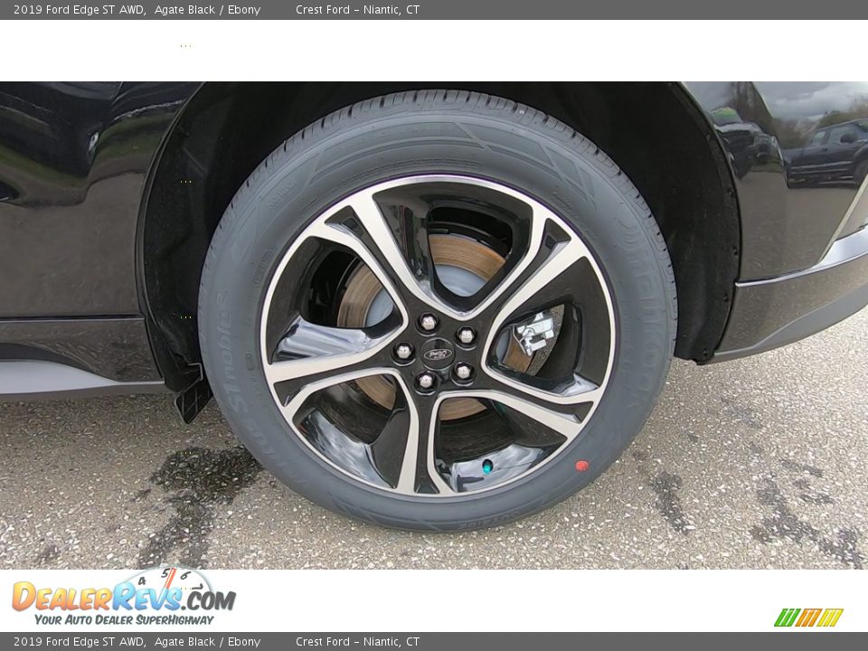 2019 Ford Edge ST AWD Agate Black / Ebony Photo #20