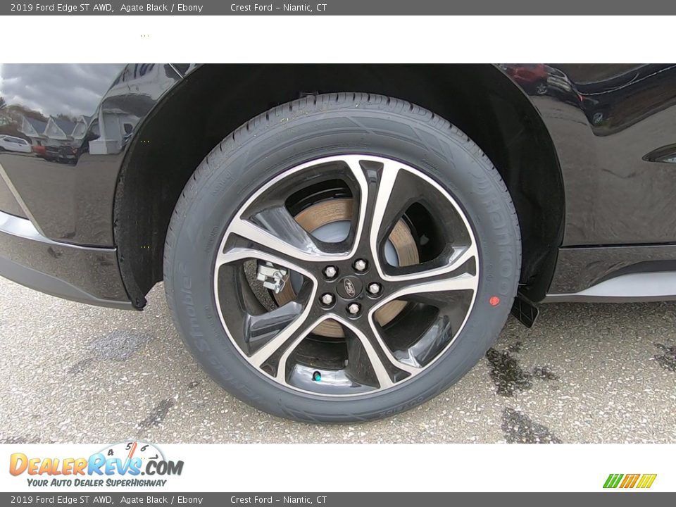 2019 Ford Edge ST AWD Agate Black / Ebony Photo #22