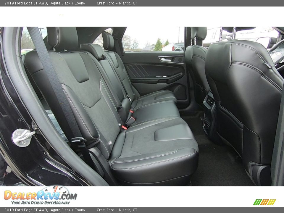 2019 Ford Edge ST AWD Agate Black / Ebony Photo #23