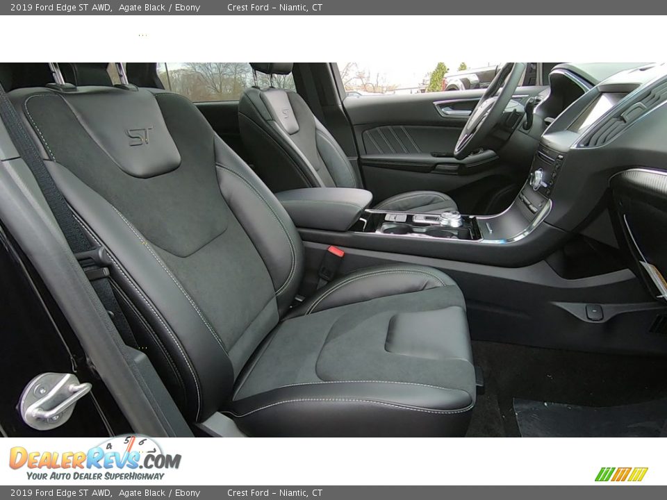 2019 Ford Edge ST AWD Agate Black / Ebony Photo #24