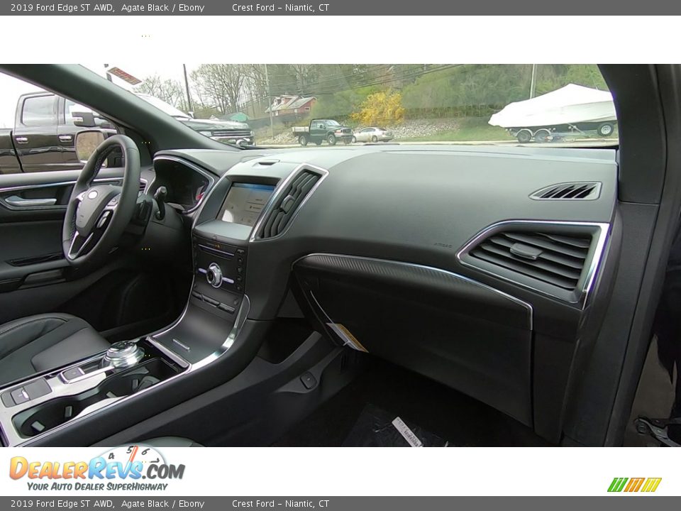 2019 Ford Edge ST AWD Agate Black / Ebony Photo #25