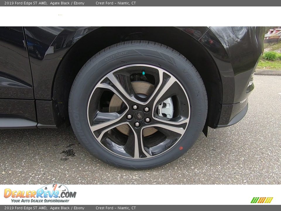 2019 Ford Edge ST AWD Agate Black / Ebony Photo #26