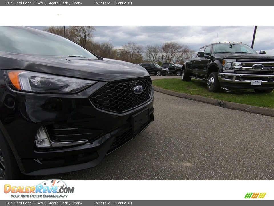2019 Ford Edge ST AWD Agate Black / Ebony Photo #27