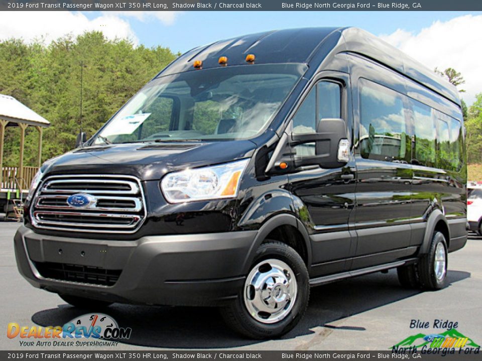 2019 Ford Transit Passenger Wagon XLT 350 HR Long Shadow Black / Charcoal black Photo #1