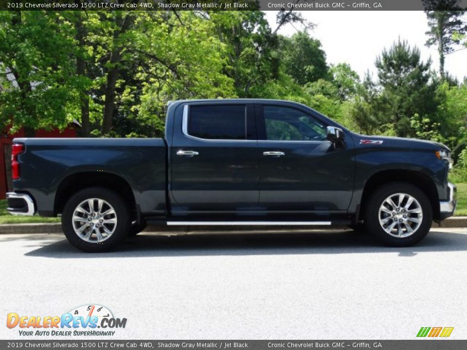 2019 Chevrolet Silverado 1500 LTZ Crew Cab 4WD Shadow Gray Metallic / Jet Black Photo #2
